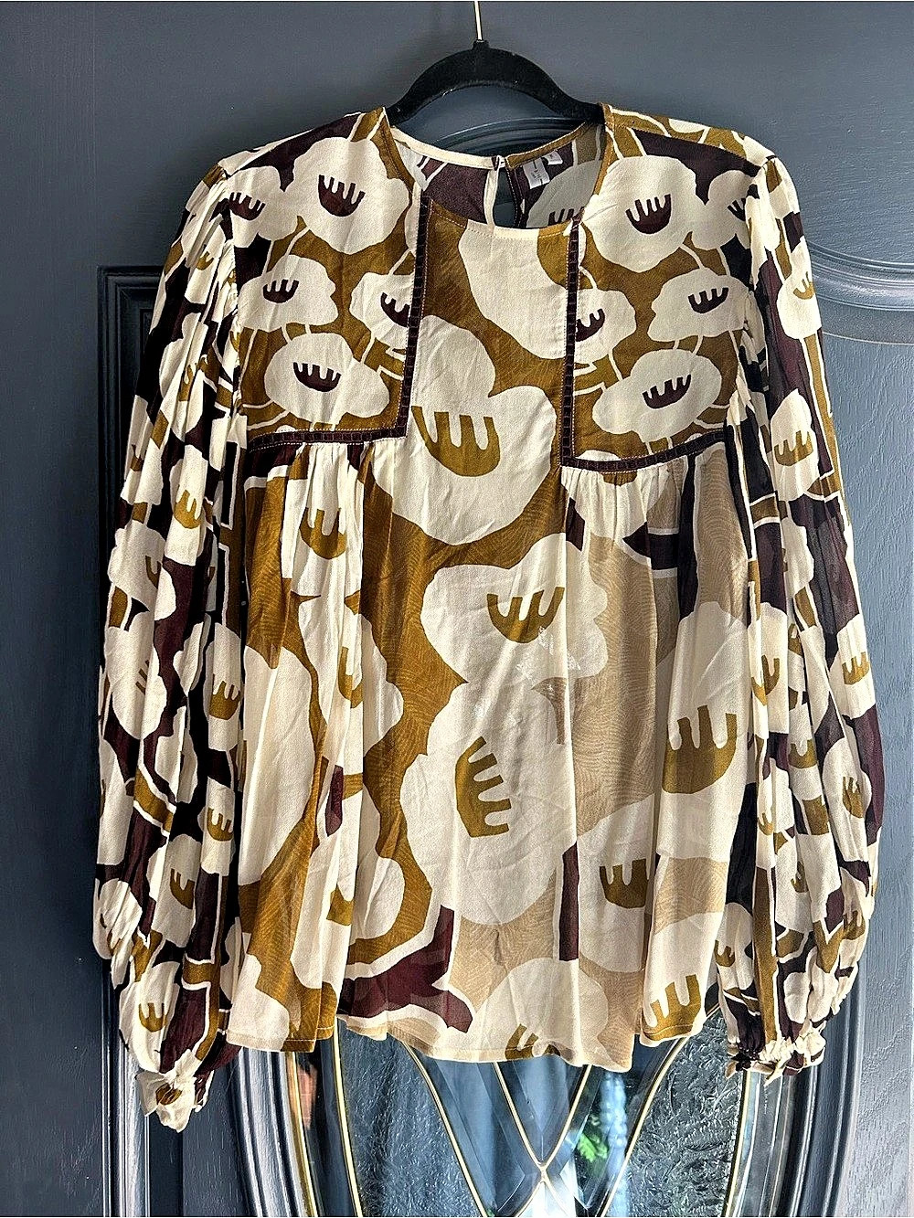 Blank London Miranda Peasant Top Anthropologie Small Like New